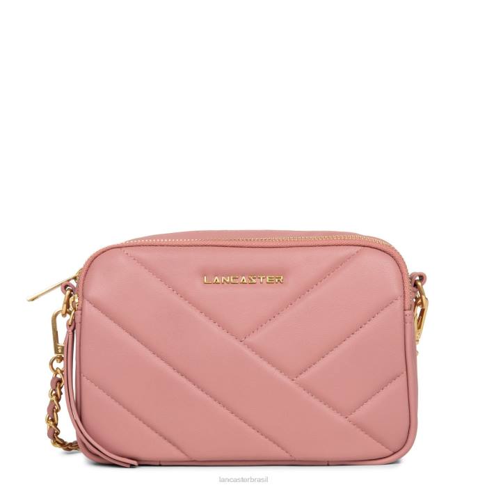 mulheres Lancaster Paris rosa cender bolsa crossbody croise matelassê RBF42142