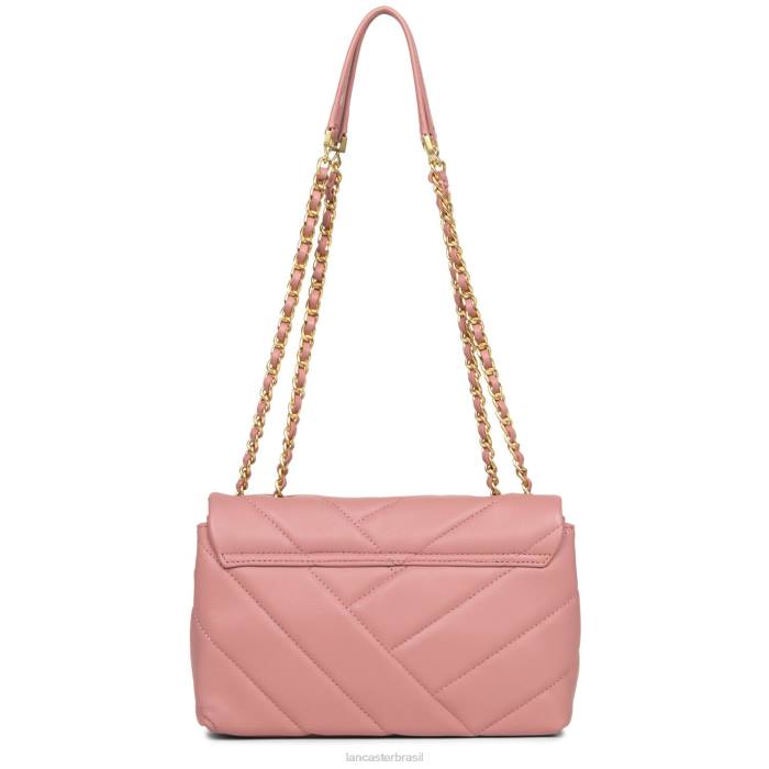 mulheres Lancaster Paris rosa cender bolsa crossbody croise matelassê RBF42146