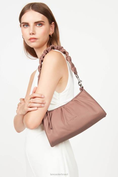 mulheres Lancaster Paris rosa cender bolsa crossbody macia chou chou RBF42013