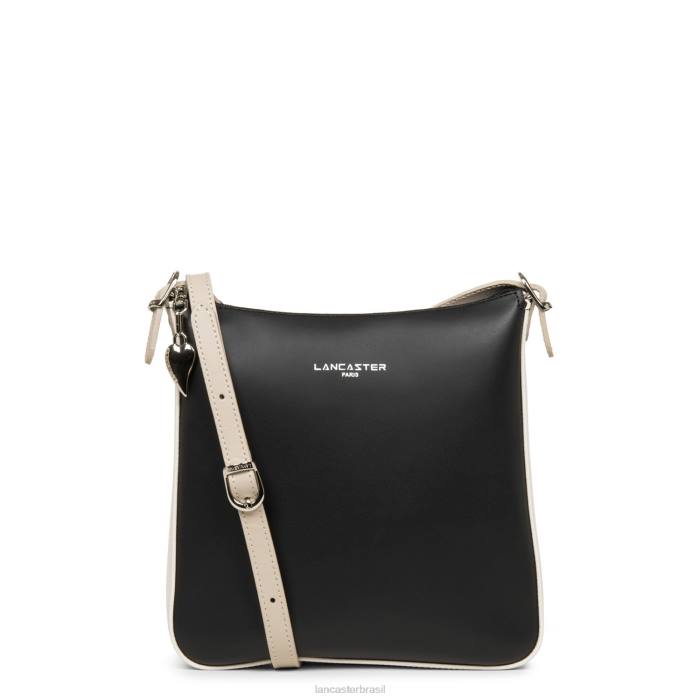 mulheres Lancaster Paris rosa noir-cru-galet bolsa crossbody lisa RBF41914