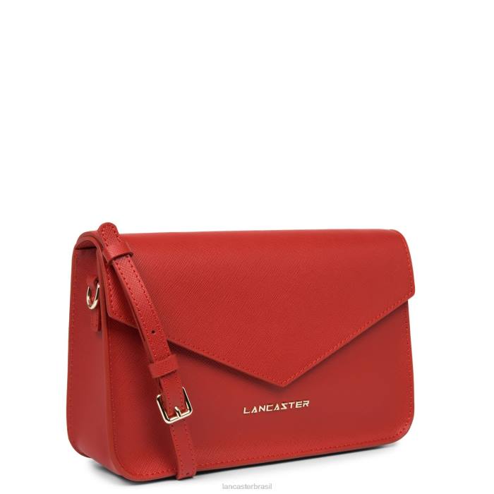 mulheres Lancaster Paris rouge bolsa crossbody assinatura saffiano RBF42111
