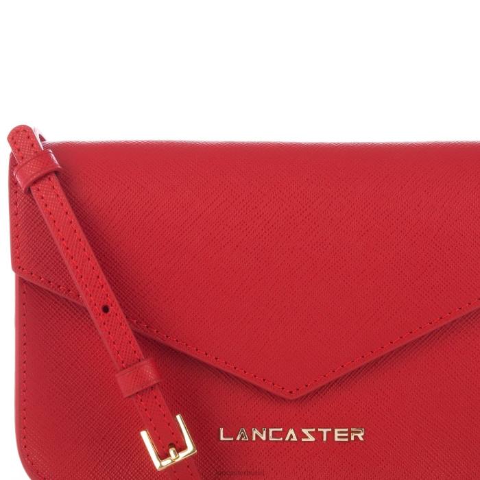 mulheres Lancaster Paris rouge bolsa crossbody pequena assinatura saffiano RBF4104