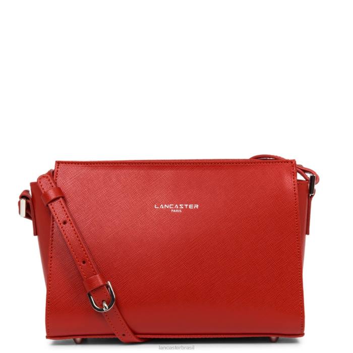mulheres Lancaster Paris rouge bolsa crossbody saffiano intemporel RBF4803