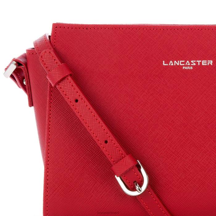 mulheres Lancaster Paris rouge bolsa crossbody saffiano intemporel RBF4803