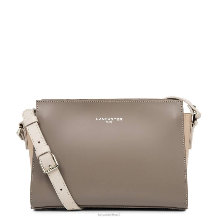 mulheres Lancaster Paris taupe-nude fonce-galet rosa bolsa crossbody lisa RBF4764