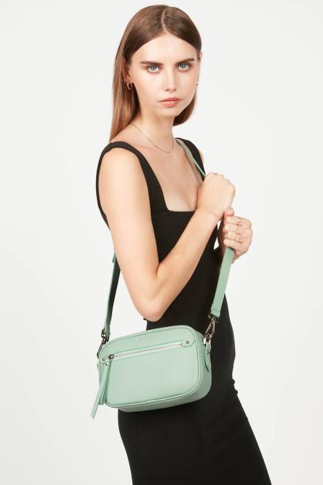 mulheres Lancaster Paris verde cinza bolsa crossbody firenze RBF41579