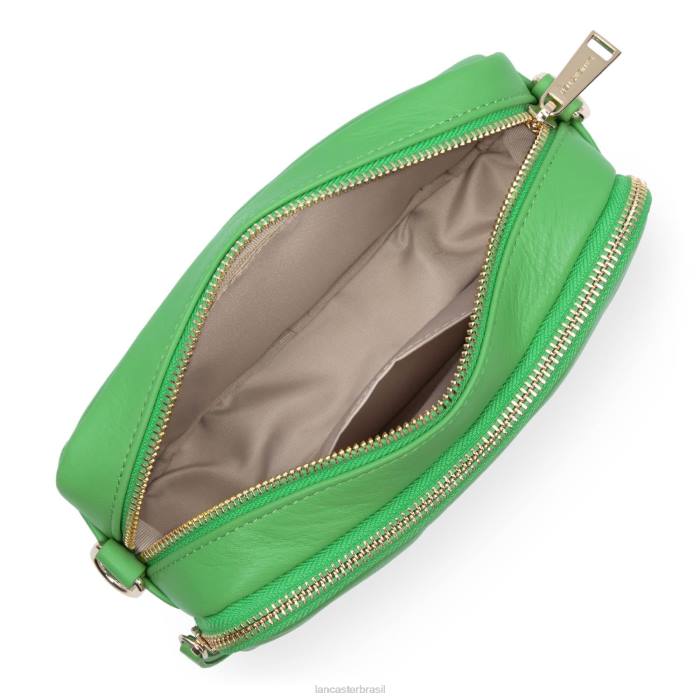 mulheres Lancaster Paris verde ecológico bolsa crossbody matelassê macio RBF41588
