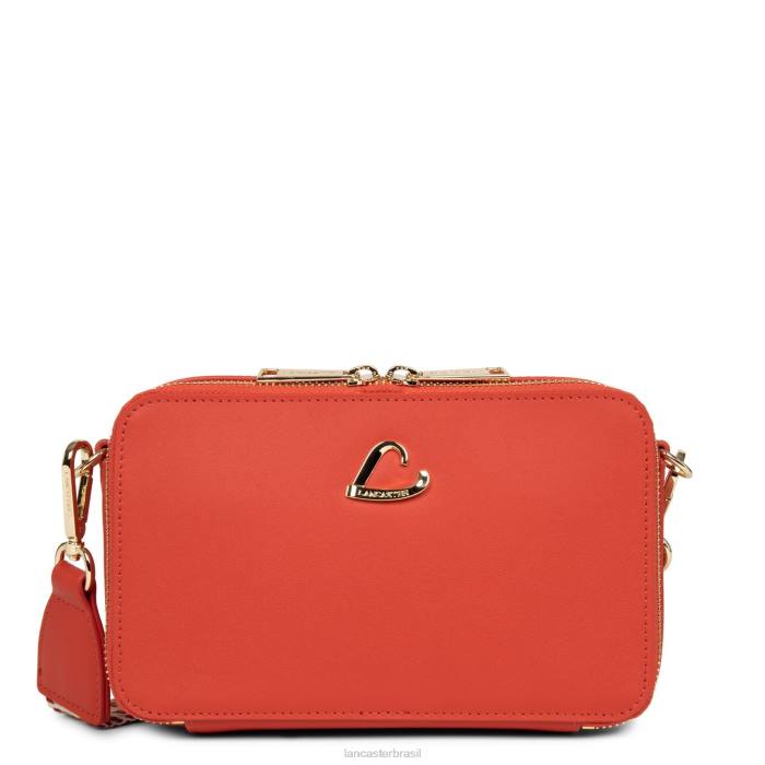 mulheres Lancaster Paris vermelhão bolsa crossbody pequena city philos RBF41664
