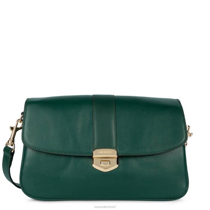 mulheres Lancaster Paris vert fonce bolsa crossbody grande donna fia RBF42415
