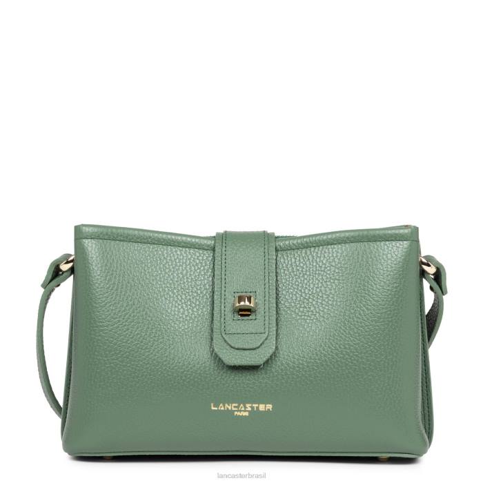 mulheres Lancaster Paris vert foret-in-ou bolsa crossbody foulonne dupla RBF41508