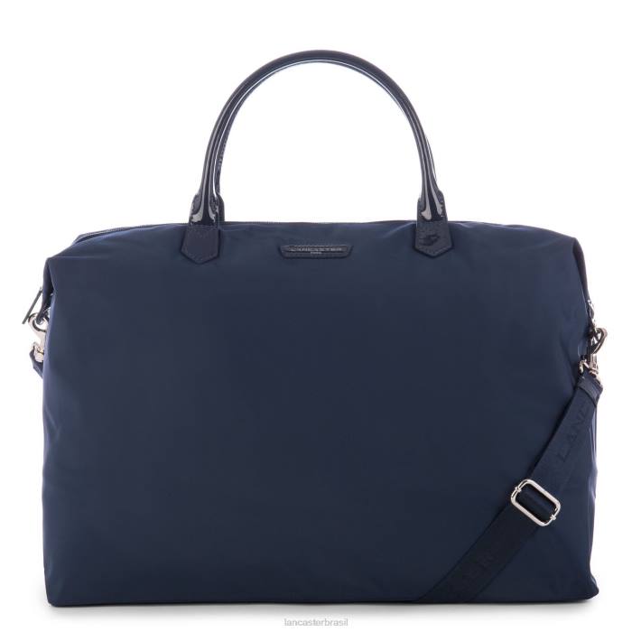 mulheres Lancaster Paris azul fonce bolsa de fim de semana básica verni RBF43064