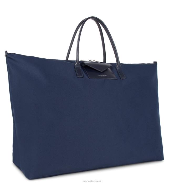 mulheres Lancaster Paris azul fonce bolsa de fim de semana inteligente kba RBF42739