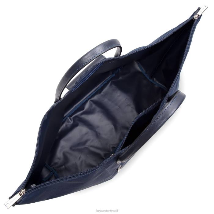 mulheres Lancaster Paris azul fonce bolsa de fim de semana inteligente kba RBF42739