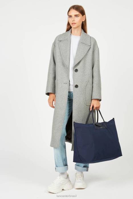 mulheres Lancaster Paris azul fonce bolsa de fim de semana inteligente kba RBF42739