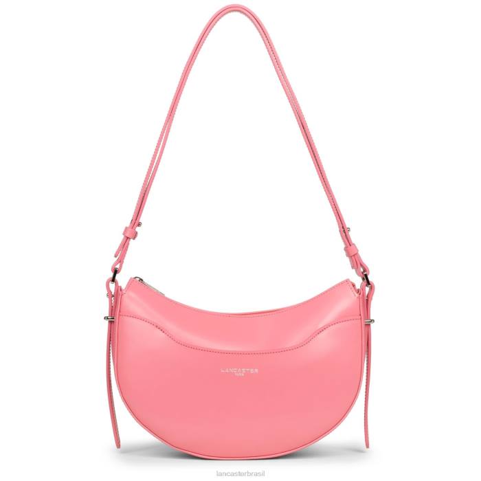 mulheres Lancaster Paris Rosa Fonce bolsa meia lua suave ace RBF4420
