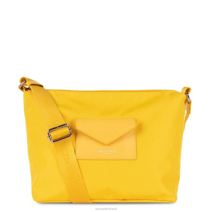 mulheres Lancaster Paris amarelo bolsa de ombro inteligente kba RBF43954