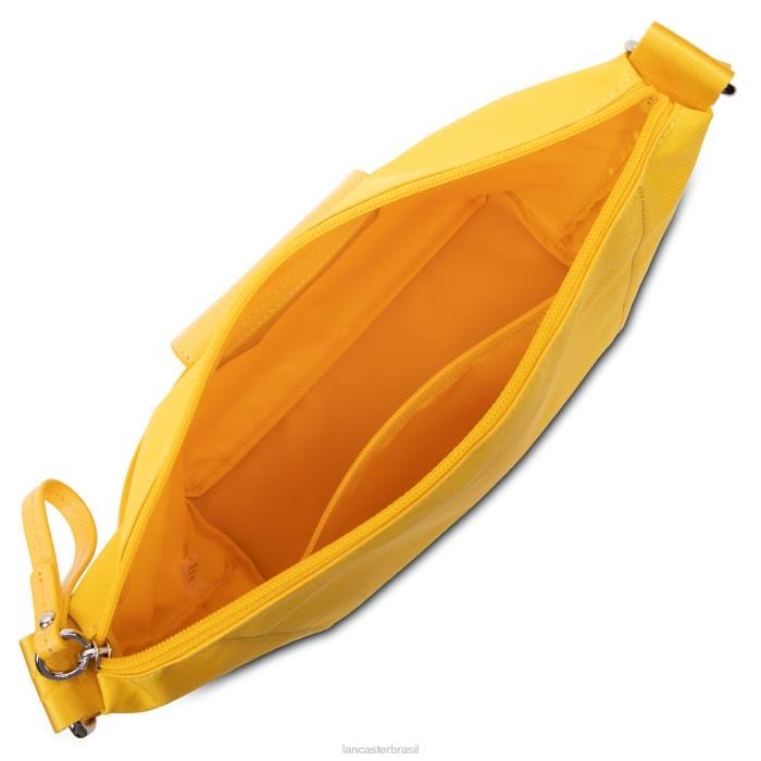 mulheres Lancaster Paris amarelo bolsa de ombro inteligente kba RBF43954