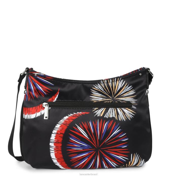 mulheres Lancaster Paris artifício bolsa de ombro pompom básica RBF44043