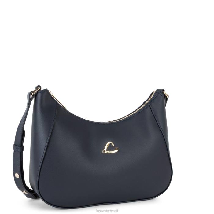 mulheres Lancaster Paris azul fonce bolsa de ombro cidade philos RBF43310