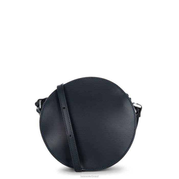 mulheres Lancaster Paris azul fonce bolsa redonda lisa lune RBF44321