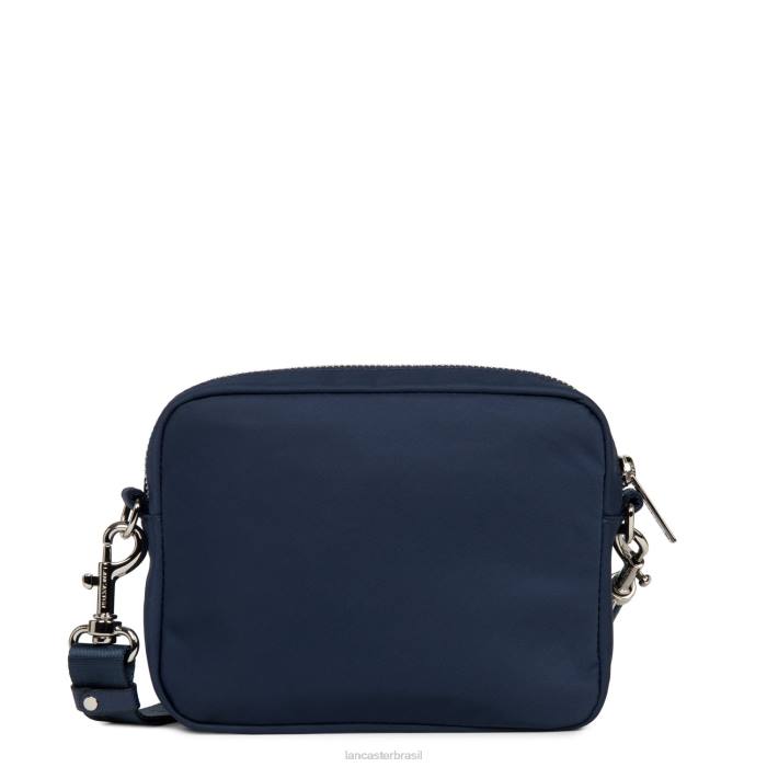 mulheres Lancaster Paris azul fonce bolsa repórter pequena básica premium RBF44062