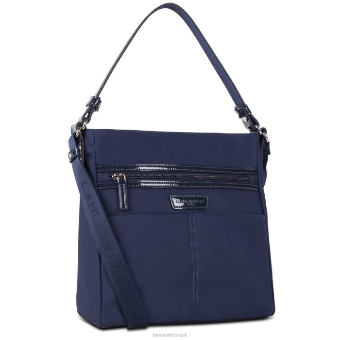 mulheres Lancaster Paris azul fonce bolsa tiracolo básica verni RBF44127