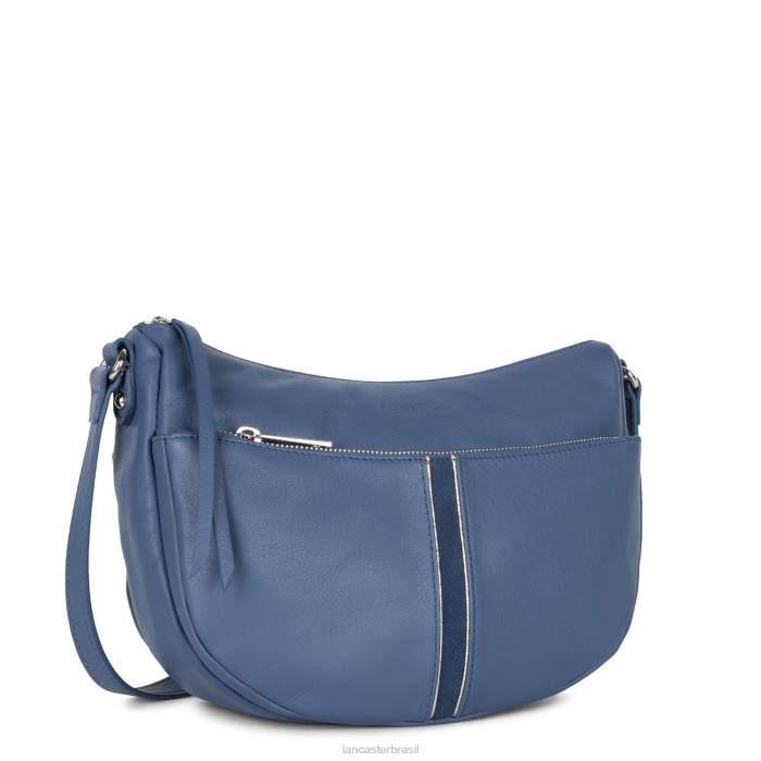 mulheres Lancaster Paris azul m bolsa de ombro melodia suave RBF44024