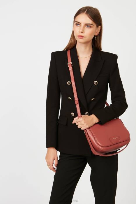 mulheres Lancaster Paris bois vermelho duna de bolsa de ombro RBF42555