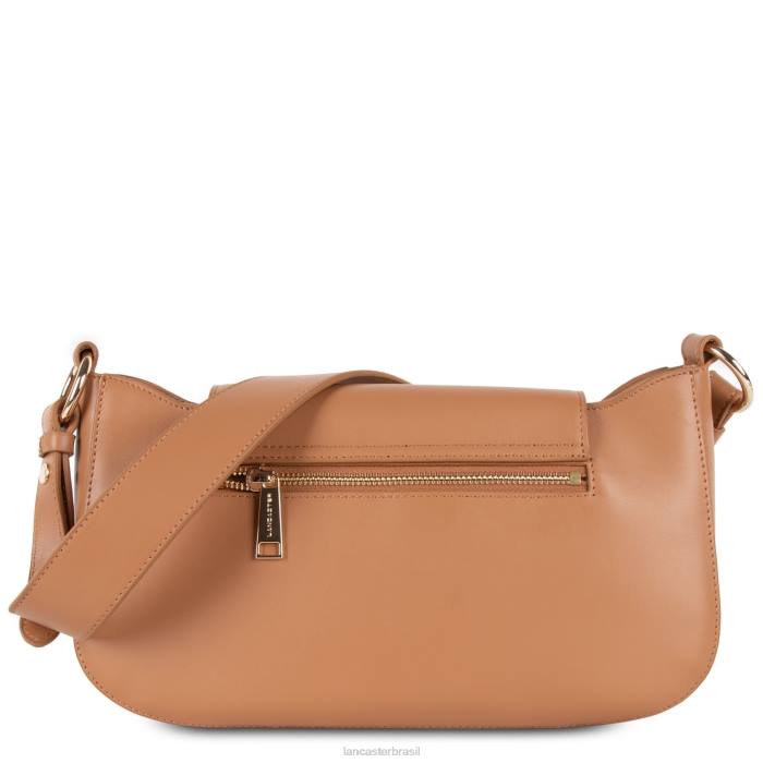 mulheres Lancaster Paris camelo bolsa de ombro toque de mármore RBF44240