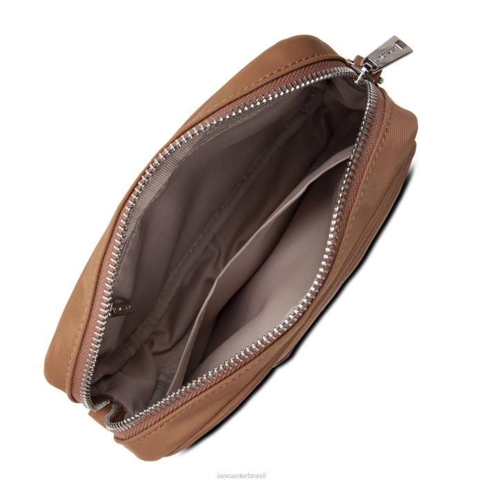 mulheres Lancaster Paris camelo bolsa repórter pequena básica premium RBF44064