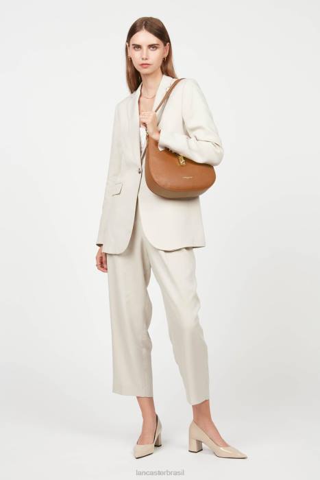 mulheres Lancaster Paris caramelo bolsa tiracolo foulonne milano RBF43781
