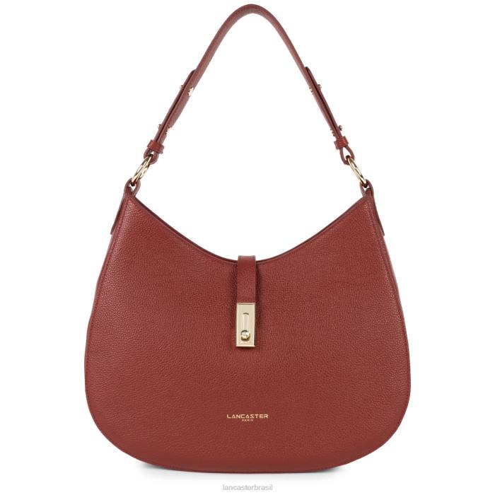 mulheres Lancaster Paris carmim bolsa de ombro grande foulonne milano RBF43750