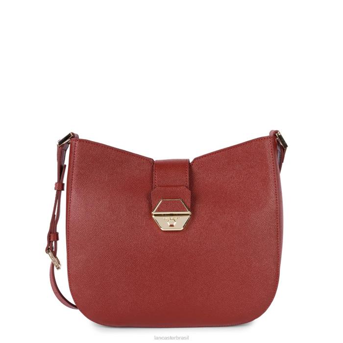 mulheres Lancaster Paris carmim bolsa tiracolo delphino RBF42500