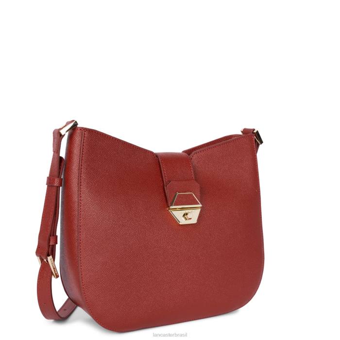 mulheres Lancaster Paris carmim bolsa tiracolo delphino RBF42500