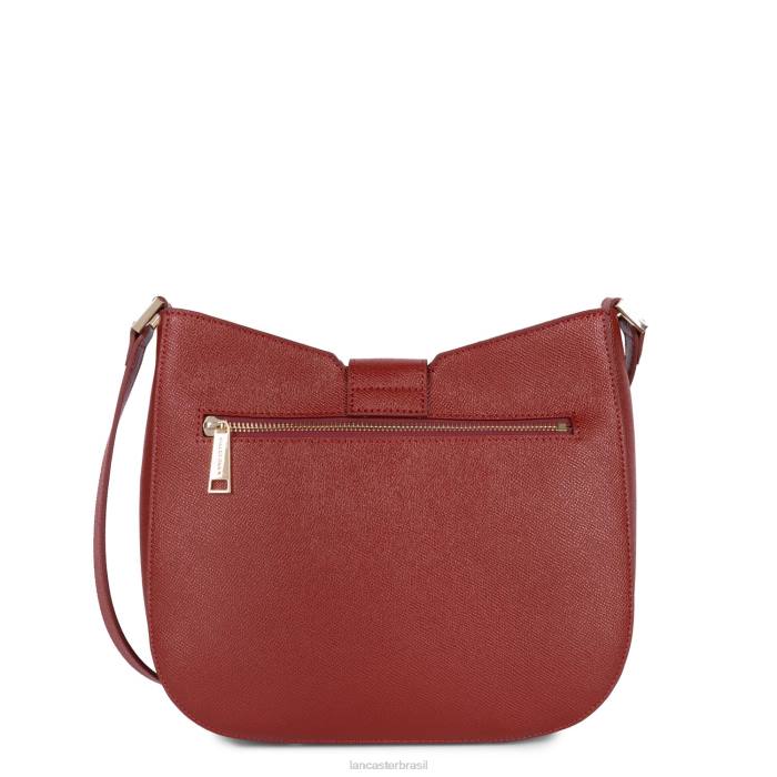 mulheres Lancaster Paris carmim bolsa tiracolo delphino RBF42500