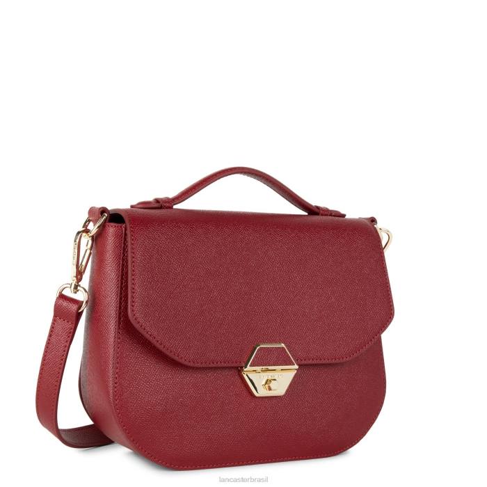 mulheres Lancaster Paris carmim bolsa tiracolo delphino RBF43855