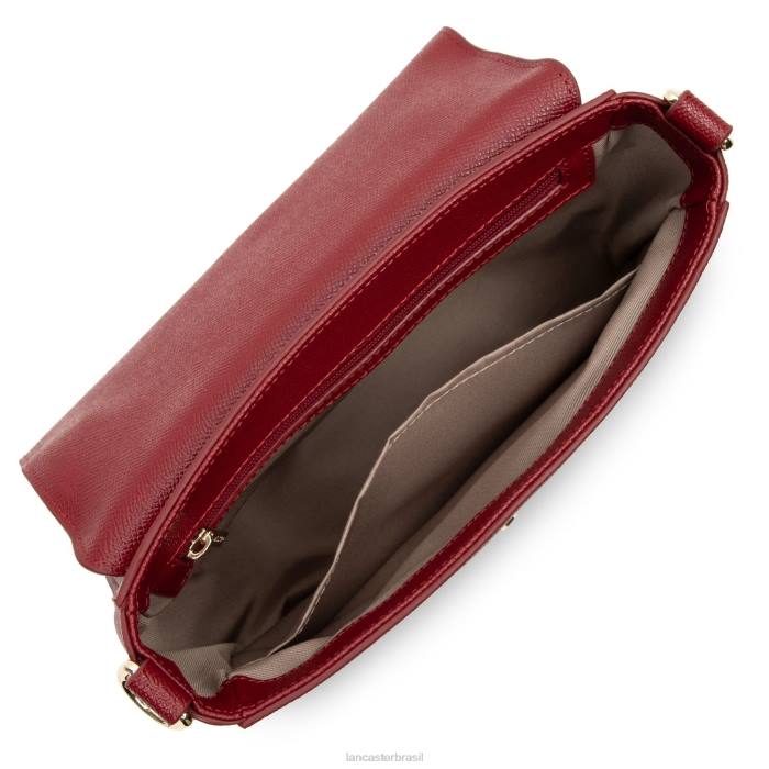 mulheres Lancaster Paris carmim bolsa tiracolo delphino RBF43855