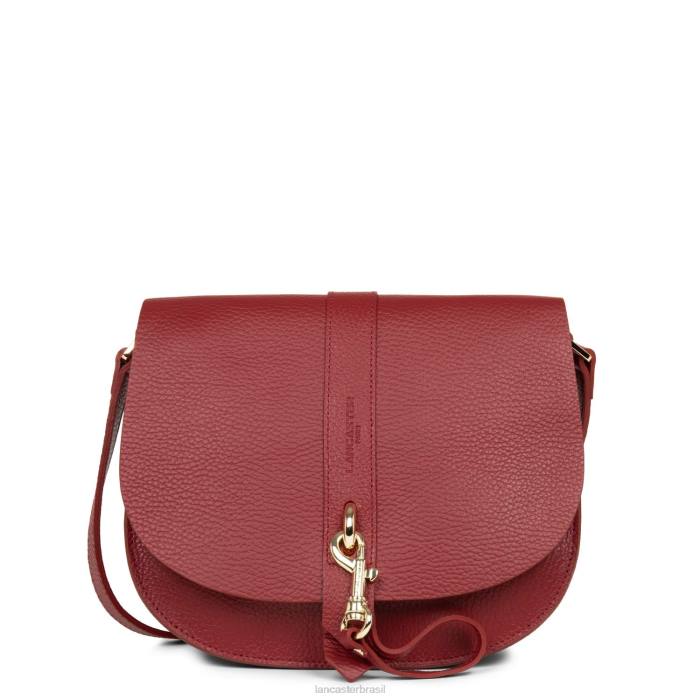 mulheres Lancaster Paris carmin-em-blush bolsa de ombro foulonne gancho duplo RBF43797
