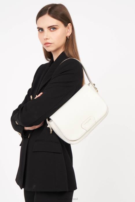 mulheres Lancaster Paris cassete branco duna de bolsa de ombro RBF42558