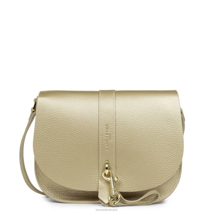 mulheres Lancaster Paris champanhe nu bolsa de ombro foulonne gancho duplo RBF43783