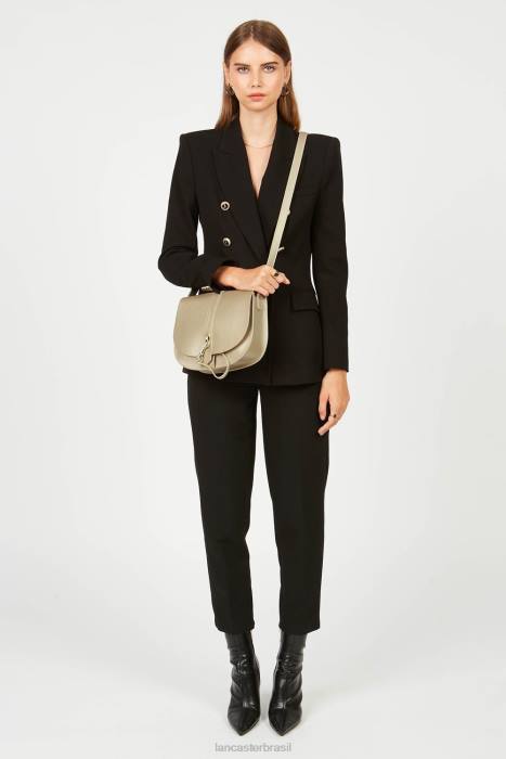 mulheres Lancaster Paris champanhe nu bolsa de ombro foulonne gancho duplo RBF43783