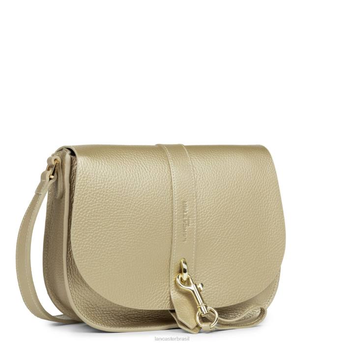 mulheres Lancaster Paris champanhe nu bolsa de ombro foulonne gancho duplo RBF43783