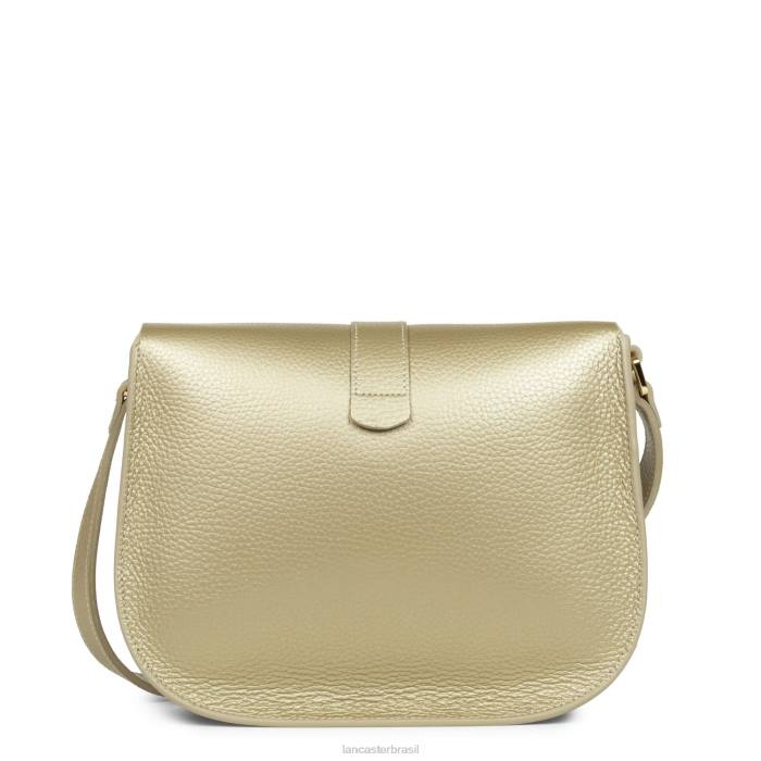 mulheres Lancaster Paris champanhe nu bolsa de ombro foulonne gancho duplo RBF43783