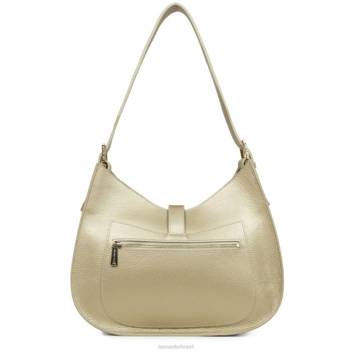 mulheres Lancaster Paris champanhe nu bolsa de ombro foulonne gancho duplo RBF43799
