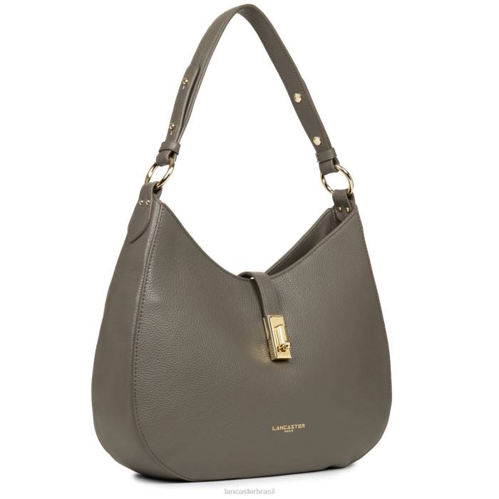 mulheres Lancaster Paris cinza bolsa de ombro grande foulonne milano RBF43744