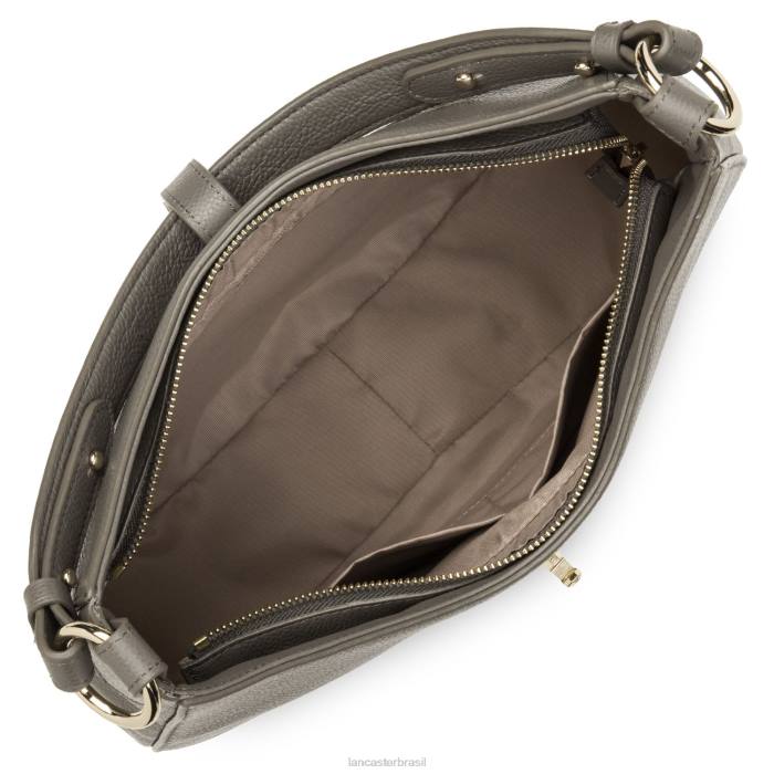 mulheres Lancaster Paris cinza bolsa de ombro grande foulonne milano RBF43744