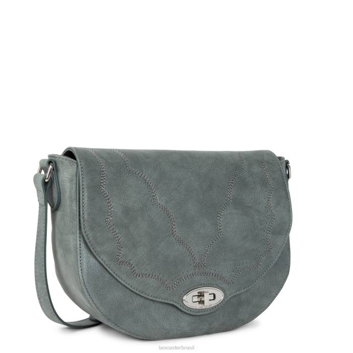 mulheres Lancaster Paris cinza bolsa de ombro santa fé RBF44272