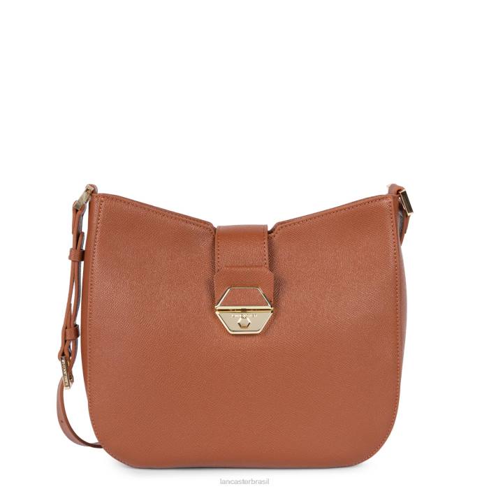 mulheres Lancaster Paris conhaque bolsa tiracolo delphino RBF42502