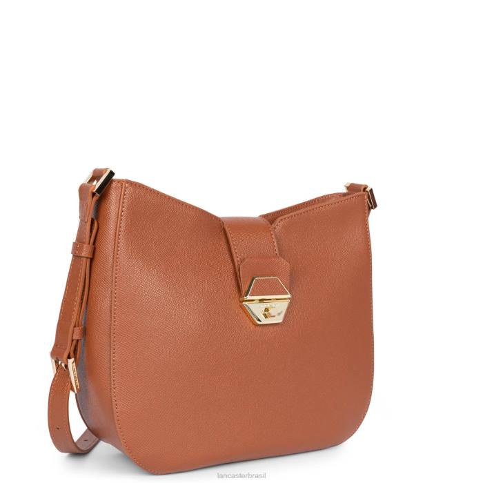 mulheres Lancaster Paris conhaque bolsa tiracolo delphino RBF42502