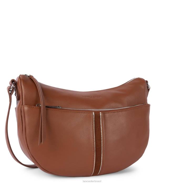 mulheres Lancaster Paris conhaque m bolsa de ombro melodia suave RBF44025